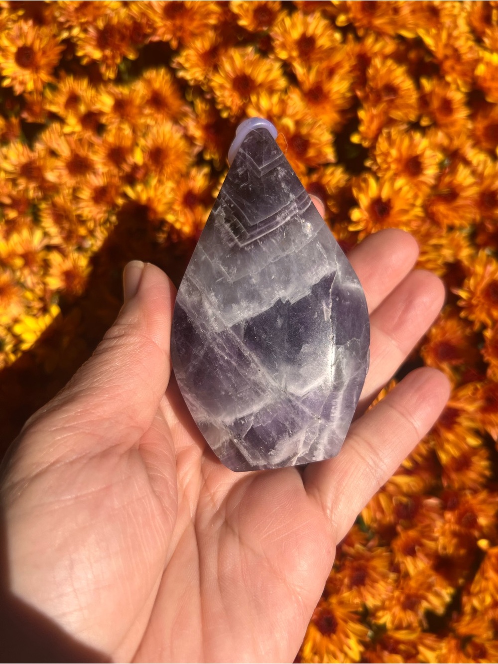 Dream (1) amethyst teardrop | crystal